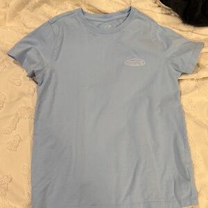 Vineyard Vines blue shirt with white logo
